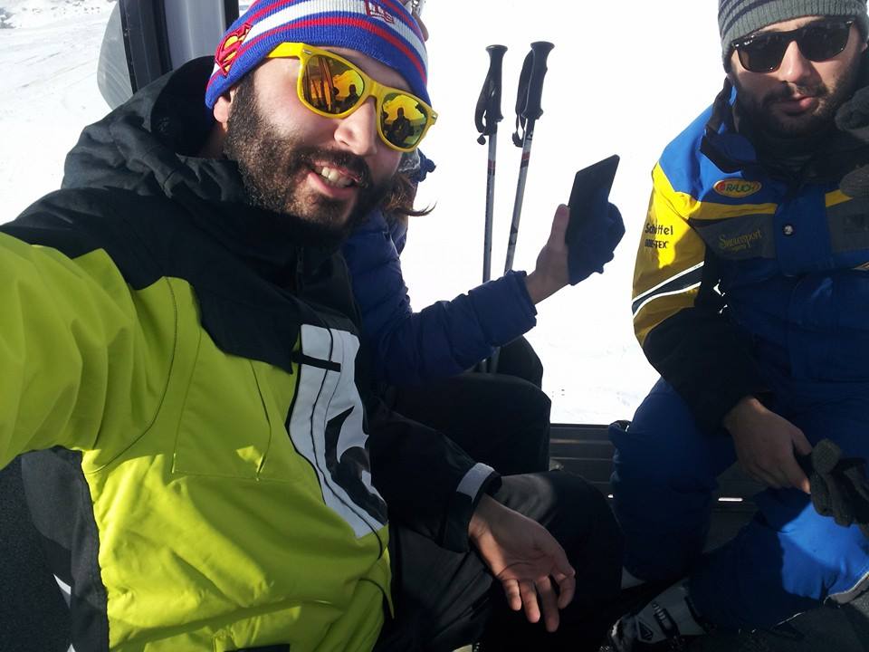Skiing with Giorgi
