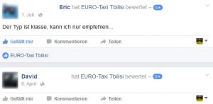 Euro Taxi Tbilisi Feedback