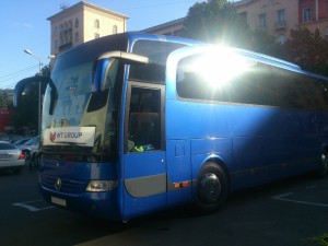Mercedes Benz Bus mit Fahrer mieten